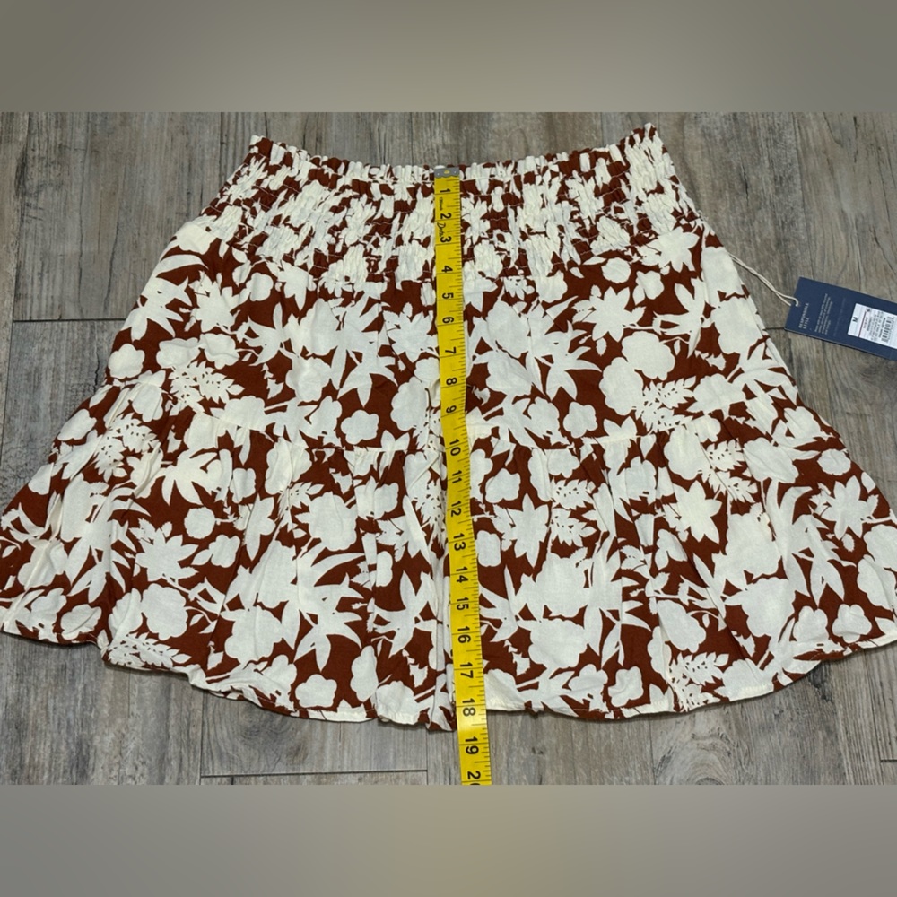 Universal Thread Women's Tropical Floral Tiered Print Skirt, Size Medium - Picture 8 of 8